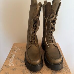 Free People Artichoke Lace-Up Boots